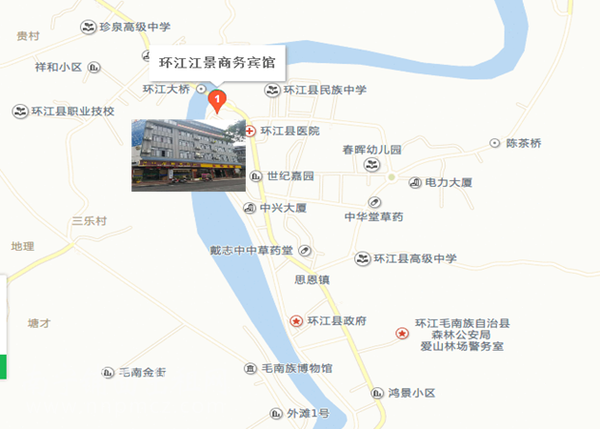 已成交广西河池市旅游之乡环江县1100平临街酒店宾馆